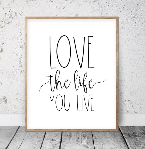 Bob Marley Zitat Liebe Das Leben Das Sie Leben Leben Die Etsy