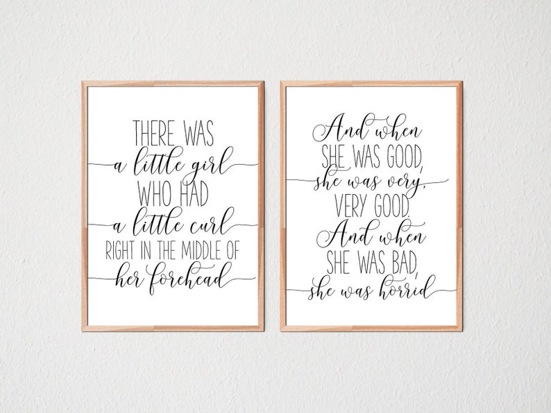 Girl Quotes Wall Art Nursery Prints Girls Room Decor Baby Etsy