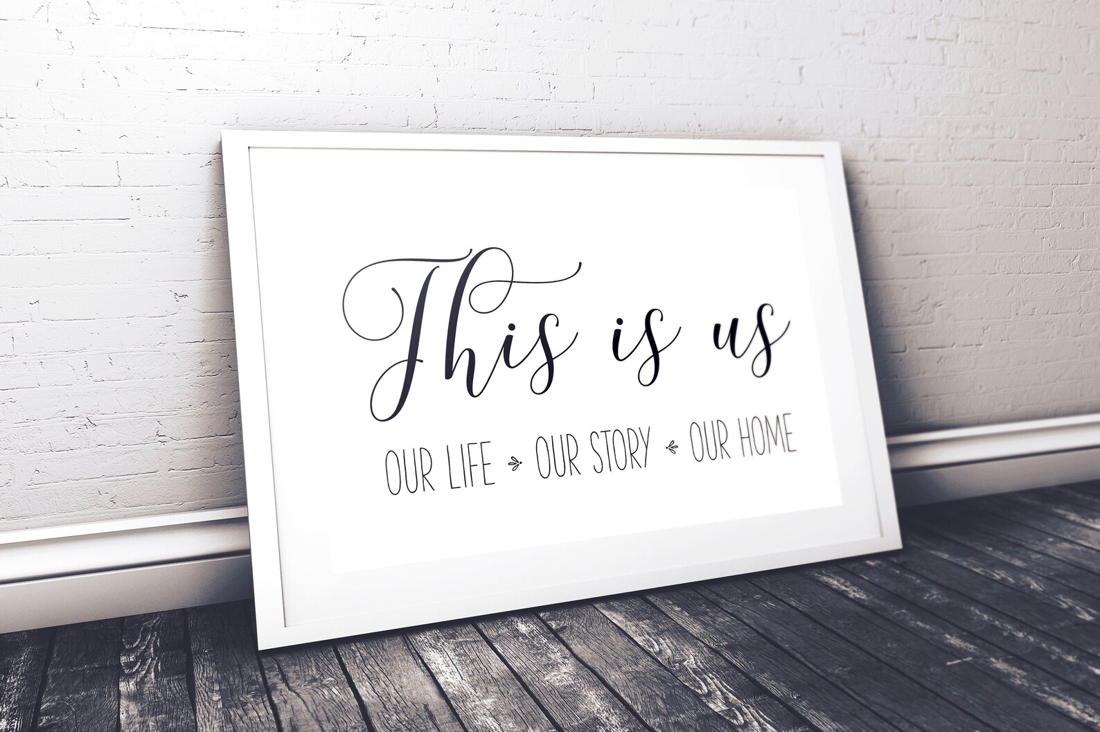 This Is Us Printable Wall Art Family Room Decor Housewarming | Etsy