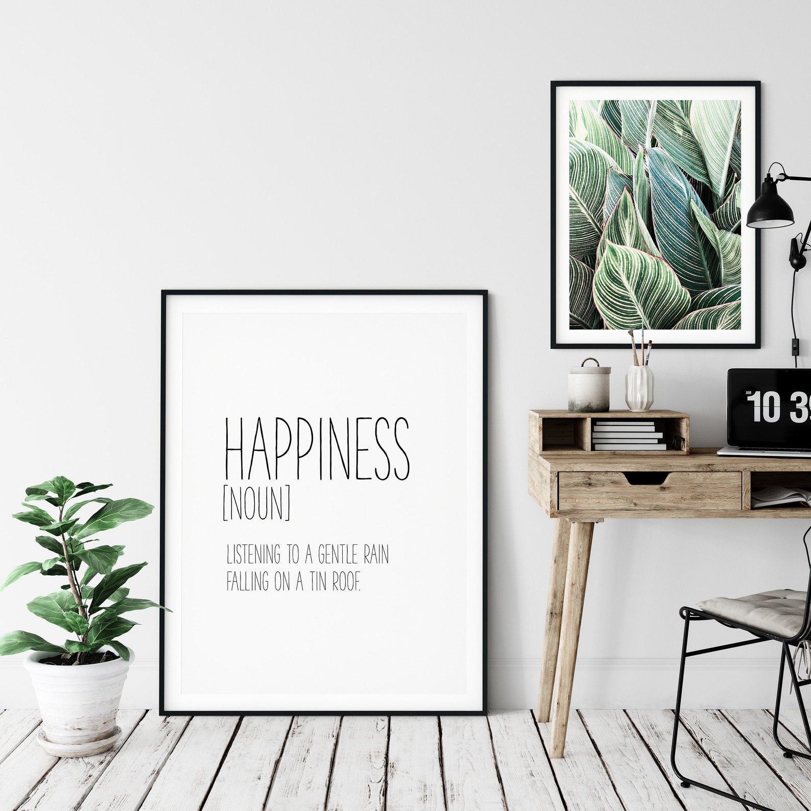 Happiness Sign Happiness Print Happiness Wall Art Etsy