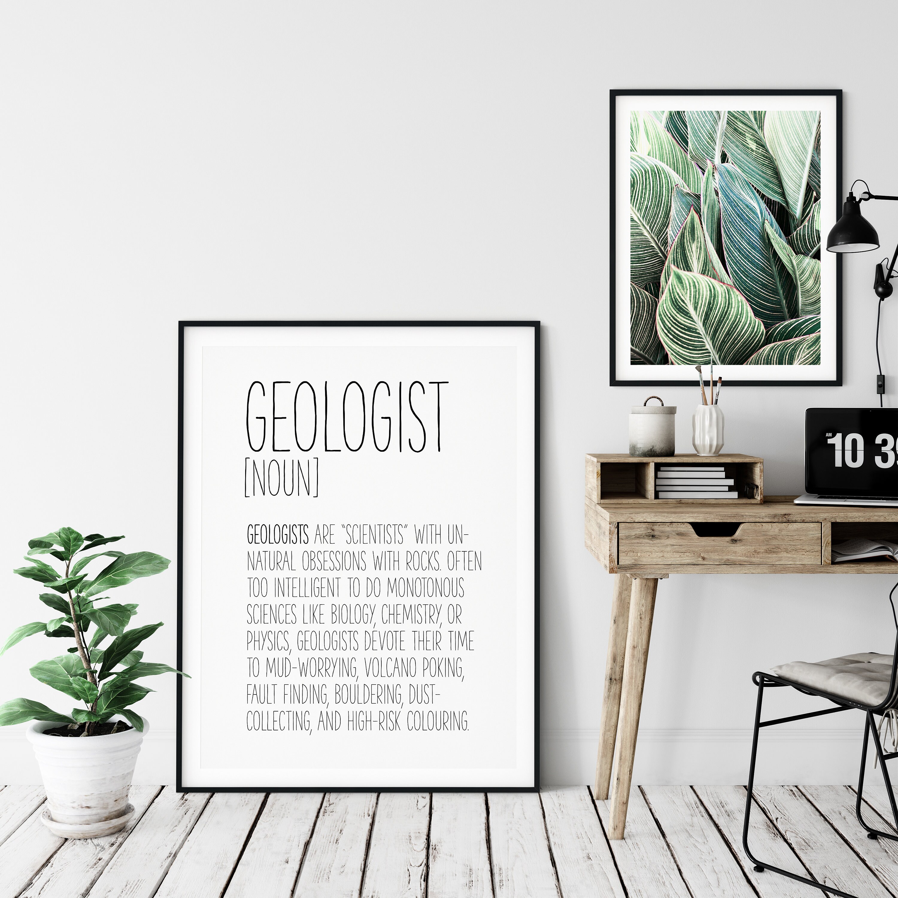 Geology Gifts Funny Definition Poster Geologist Gifts Etsy