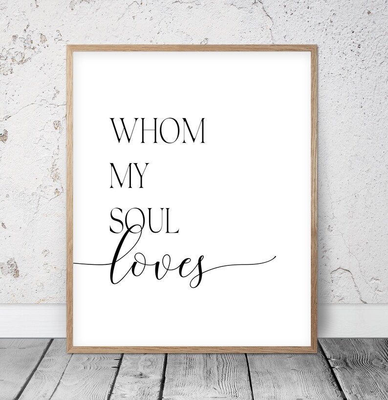 I have found the one whom my soul loves song of solomon 3 4 etsy