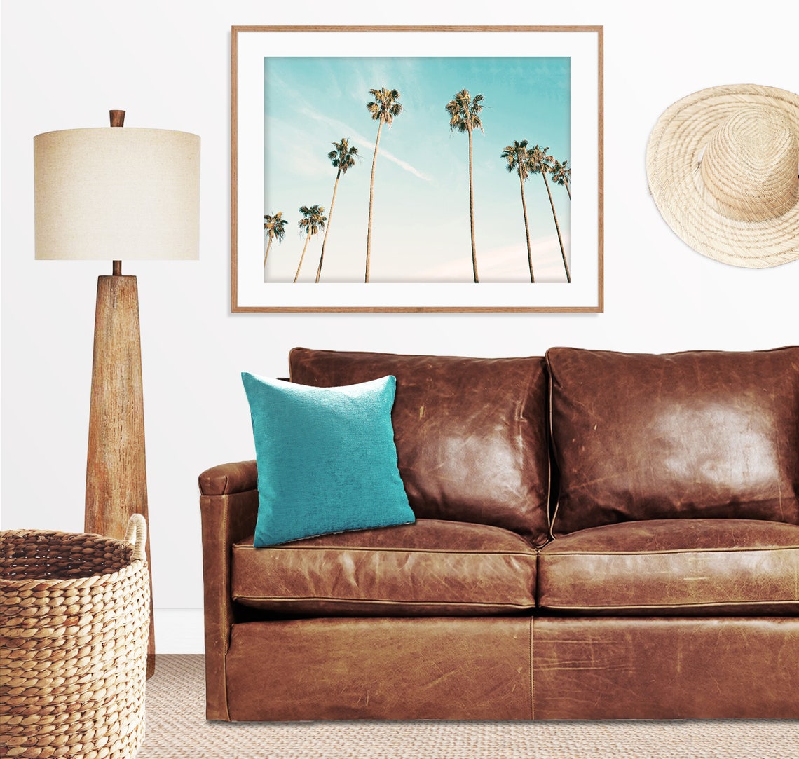 Palm Tree Beach Wall Art Beach Decor Beach Print Beach Etsy