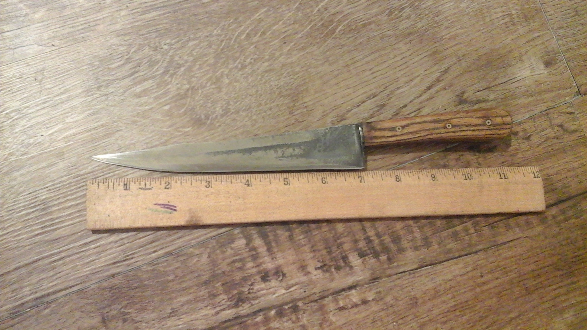 Item 73. French trade knife 7 inch blade. Wood Etsy