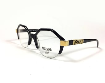 Moschino M19 by Persol Vintage Hexagonal Eyeglasses Made in Italy