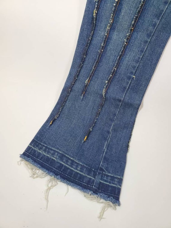 BEBE Jeans Vintage Early 2000's Y2K Low Rise Brit… - image 4