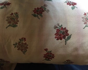 Beautiful Vintage 1980s 12m Roll of Jacquard Fabric . Fantastic for Curtains.