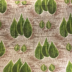 Super Vintage Barkcloth. Unused. Fabulous Pattern 10 meters in total