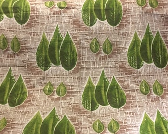 Super Vintage Barkcloth. Unused. Fabulous Pattern 10 meters in total