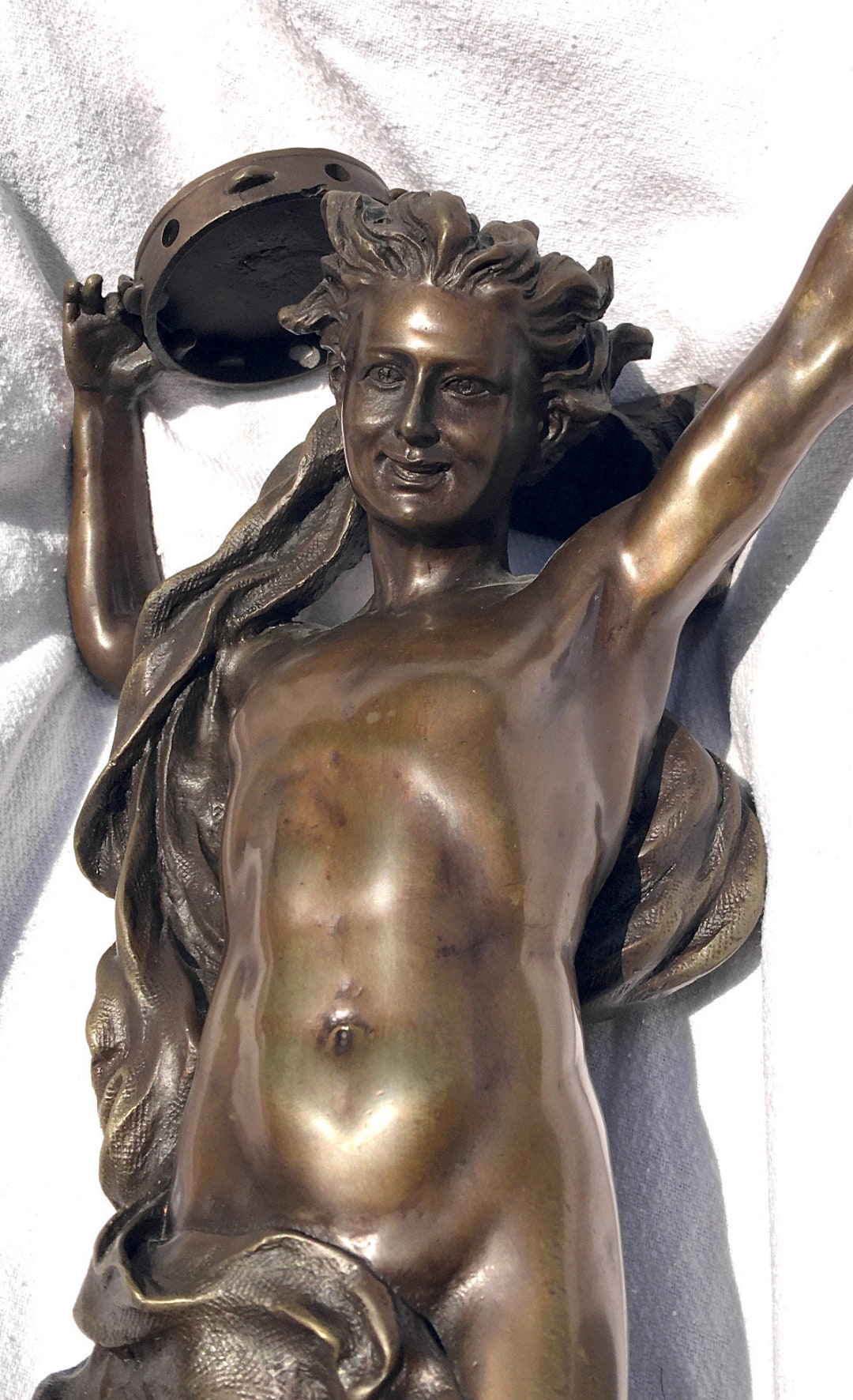 Beautiful Bronze After Jean Baptiste Carpeaux ‘le Genie De La Danse ...