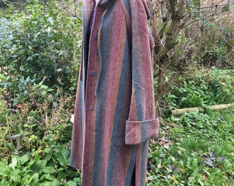 Beautiful Vintage Coat 70s. Wool Hippy Boho. Wallis Original Size 14