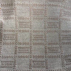 Fabelhafter Deadstock Moquette Stoff. Silber/ Blau. 1960er Jahre Auf Original-Rolle.