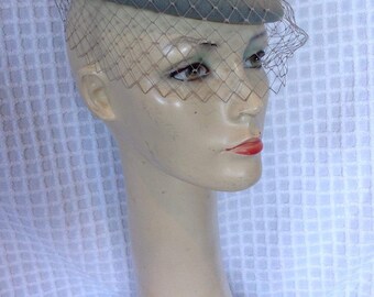 Pretty Vintage Kangol Hat with Veil. 1960s