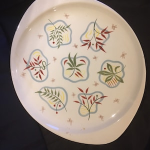 Wonderful Vintage Adams 1940s Serving Plate Floral Design