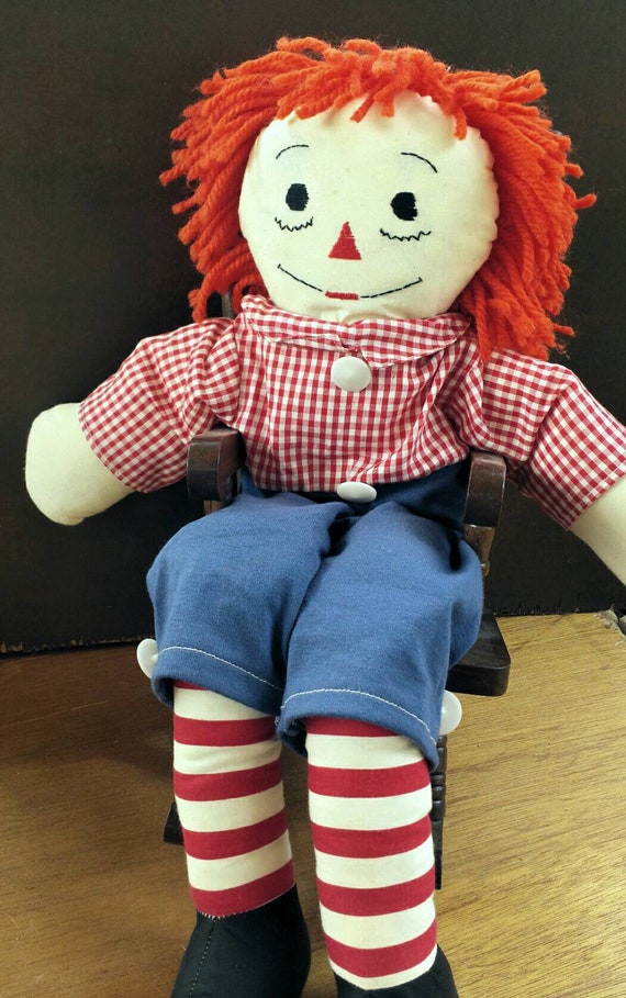 raggedy andy doll vintage