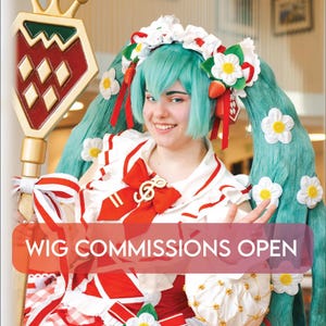 Wig cosplay commission Made to order Anime Video Games Manga TV shows