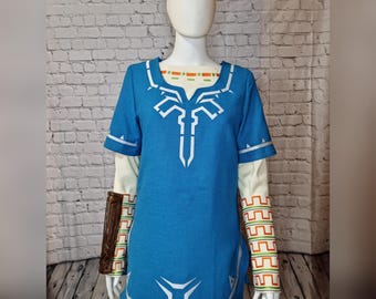 Pre order Link cosplay, Sheikah slate, sword, shield, commission legend of zelda breath of the wild costume