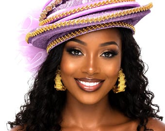Handmade Senegalese Gele Headtie, Pre-tied African Nigerian Wedding Headwrap