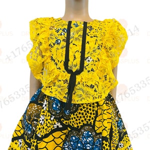 Kitenge dresses for kids clearance