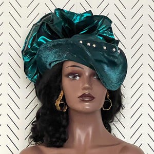 headtie,Gele hat ,Aso-Oke Fabric,gele,Headwrap,Ready-to-Wear Gele Autogele Ready Made Gele Auto Gele African Nigerian Wedding