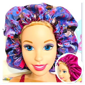 Frozen 2  Friends Allover Hair Bonnet Satin Hair Bonnet Girls bonnet , Reversible bonnet,Kids reversible bonnets,Baby bonnet