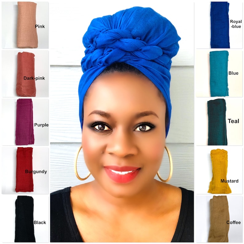 Head Wrap Head Scarf duraghair Protection Long Hair Scarf Etsy