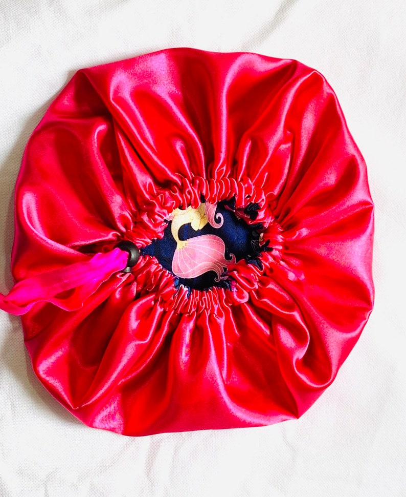 LITTLE PONY Hair Bonnet Satin Hair Bonnet Girls bonnet Kid bonnet,Kid reversible bonnet,Baby bonnet,Satin bonnet,Purple satin bonnet
