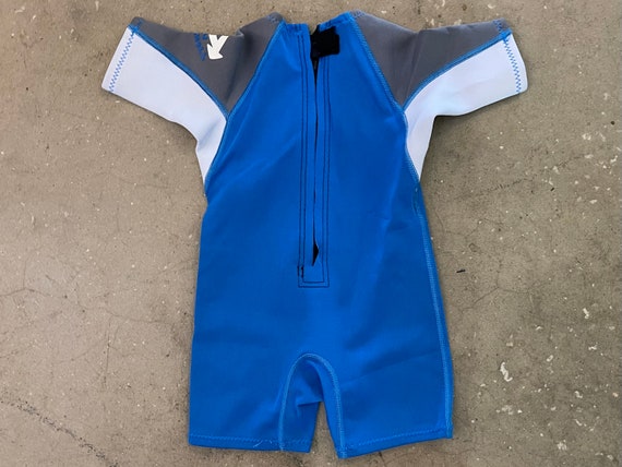 Children’s Xcel Size Small Sun Suit Wetsuit Blue … - image 3