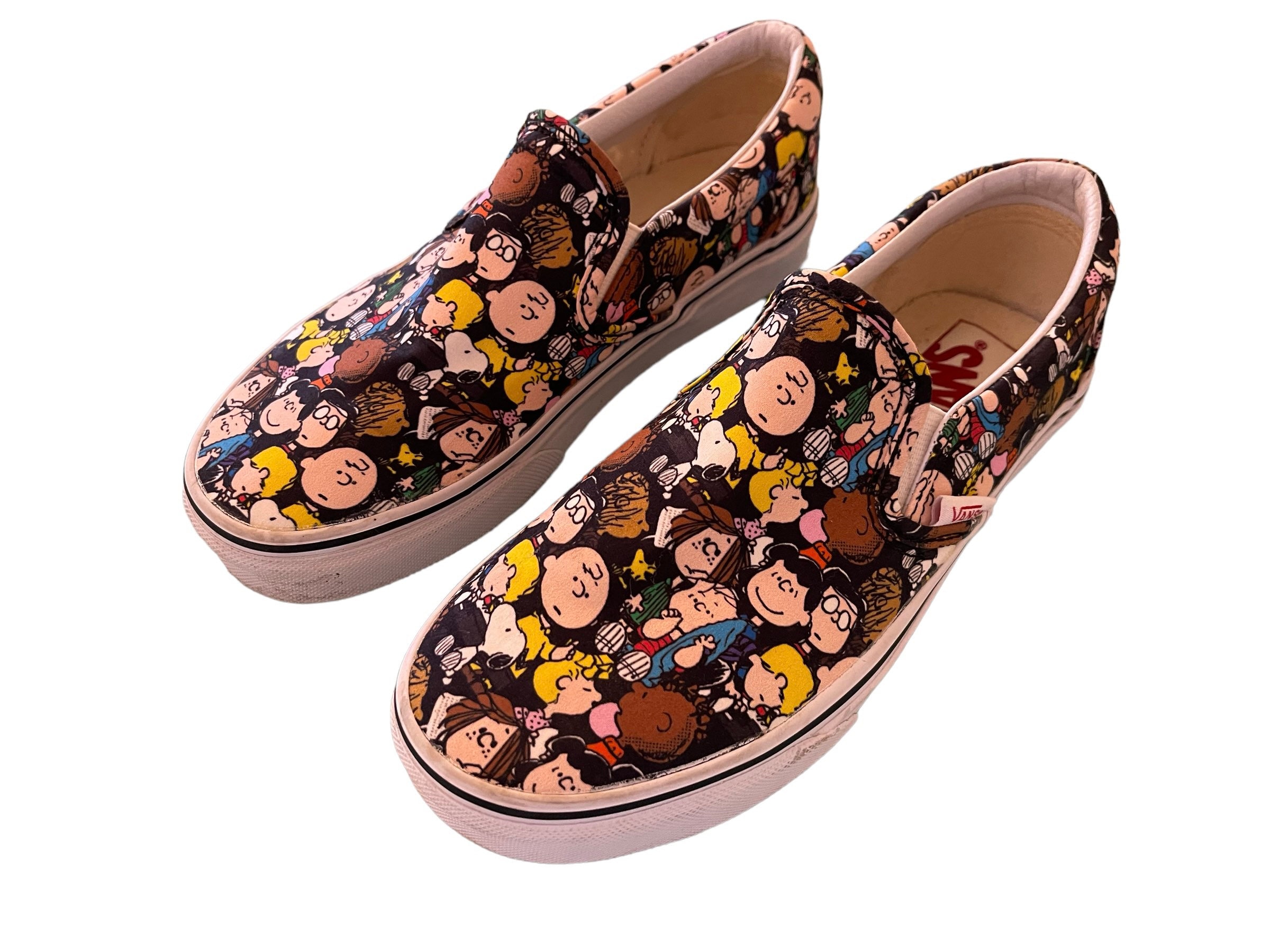 Vans X Peanuts Gang Authentic Slip on Shoe Size 6 Womens - Etsy Vans X Peanuts Gang Authentic Slip on Shoe Size 6 Womens - Etsy
