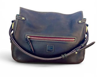 Dooney & Bourke Brown Leather Florentine Hobo Bag