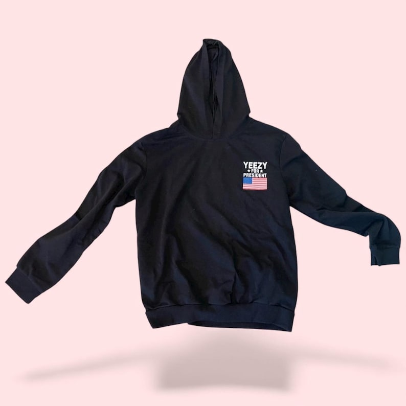 Yeezy For President Long Sleeve Hoodie image 2