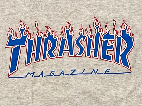 Thrasher Magazine Flame Logo T Shirt Size Medium - image 1