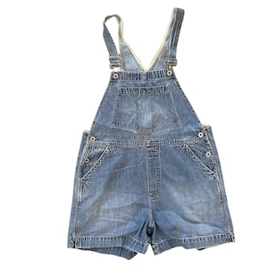 Y2K Denim Short Overalls by The Gap Size Small