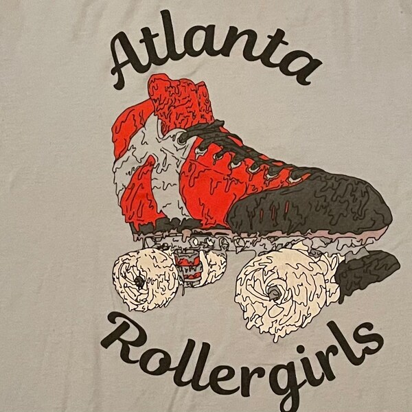 Vintage 90s Atlanta Roller Girls T Shirt