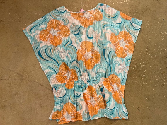 Vintage 00s Lilly Pulitzer Printed Butterfly Top … - image 2