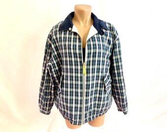 Tartan Orange Plaid Women's Bomber Jacket