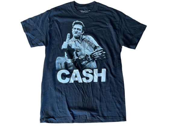 Johnny Cash The Man In Black T Shirt Size Medium - image 2