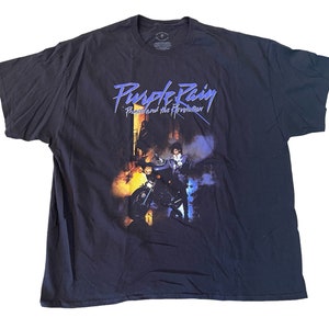 Prince Purple Rain Tee Shirt Size XL