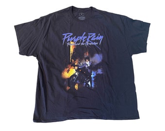 Prince Purple Rain Tee Shirt Size XXXL