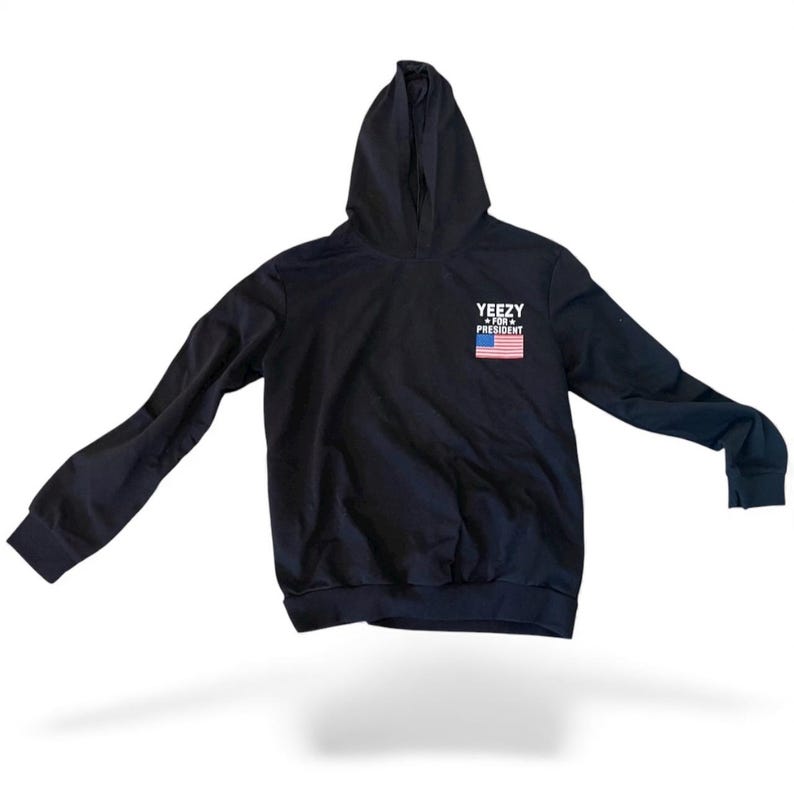 Yeezy For President Long Sleeve Hoodie image 3
