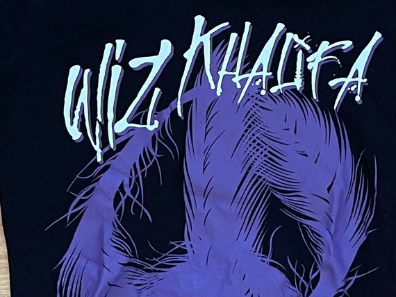 Wiz Khalifa Feather Peace Sign T Shirt - image 1