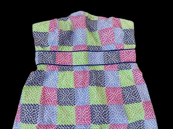 Vineyard Vines Patchwork Whale Print Strapless Co… - image 4