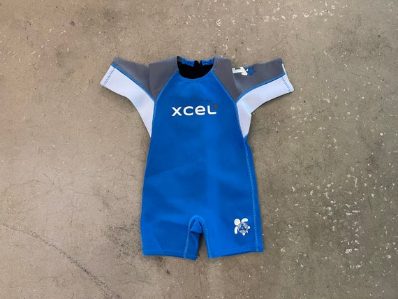 Children’s Xcel Size Small Sun Suit Wetsuit Blue … - image 2