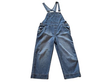 Vintage 90s 1990s Cherokee Purple Linen Cotton Overalls Shorts - Etsy