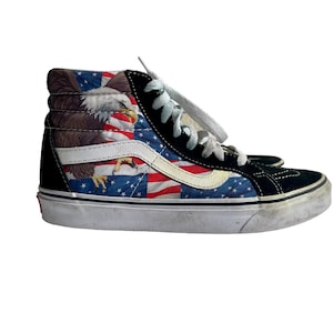 Vans Sk8-Hi Reissue Free Bird High Top Sneaker Size  7 Men’s 8.5 Womens