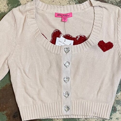 Vintage Betsey Johnson Cropped LOVE 