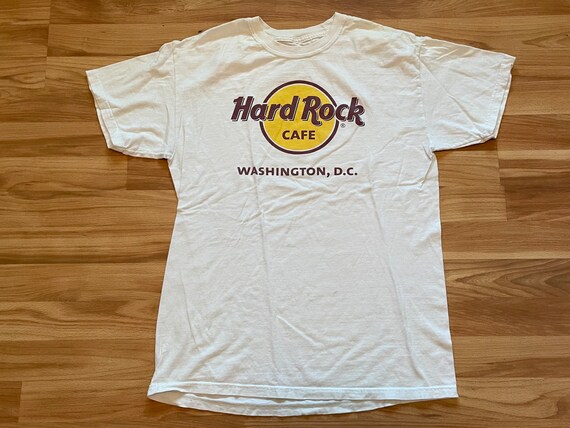 Vintage 80s Hard Rock Cafe Washington DC Graphic … - image 4