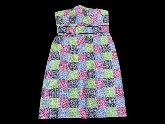 Vineyard Vines Patchwork Whale Print Strapless Co… - image 1