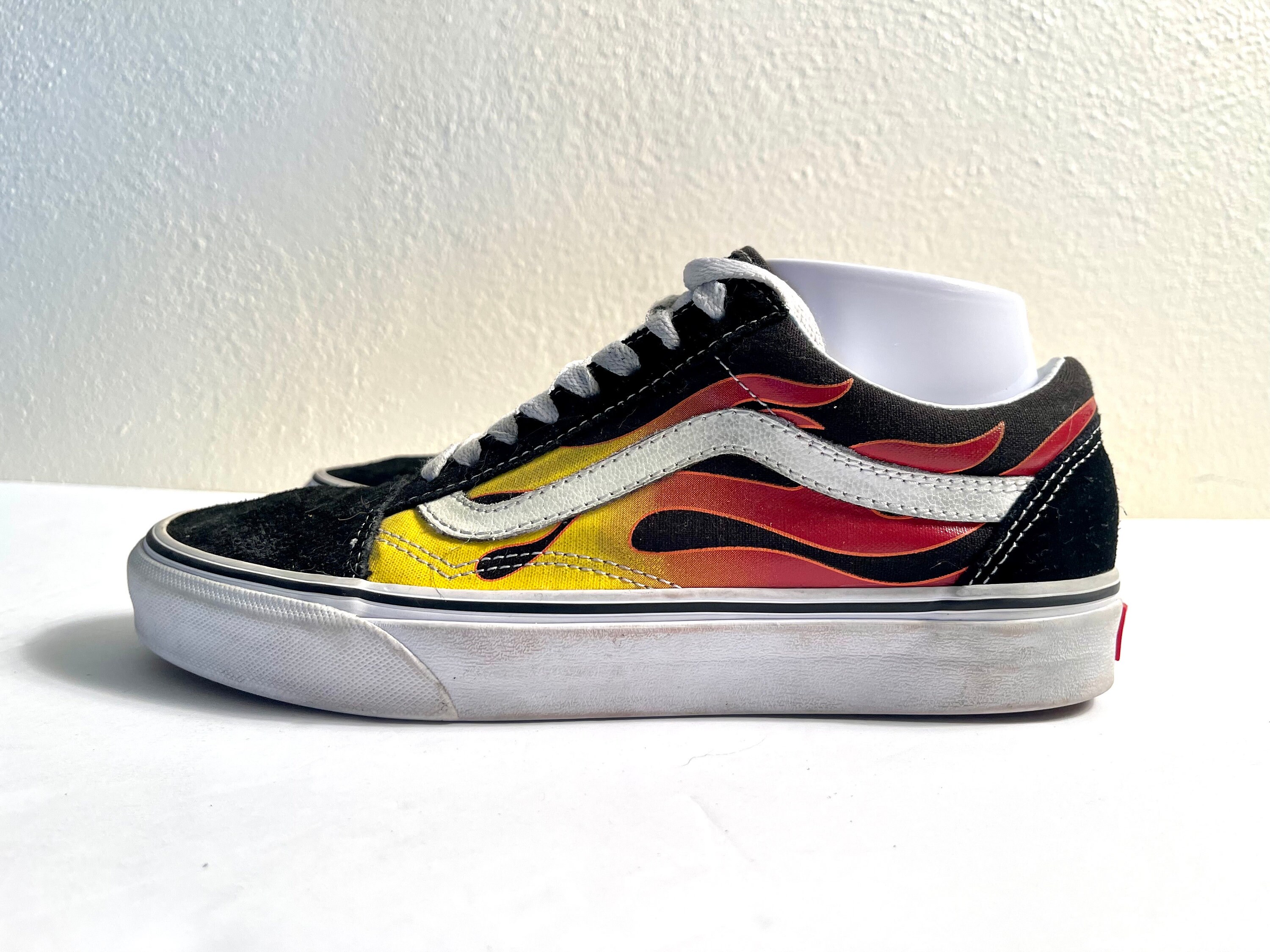 Flame vans low top best sale