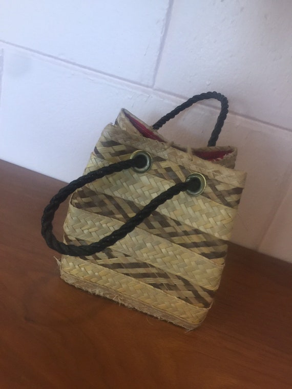 Easy Breezy Rattan Hand Bag - image 2